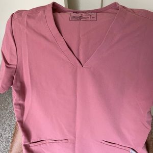 Figs Mauve Casma Scrub Top